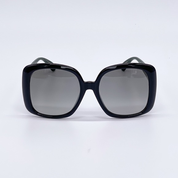 NEW GUCCI GG0714SA 001 BLACK SQUARE GUCCI SUNGLASSES GG0714S - Picture 7 of 12